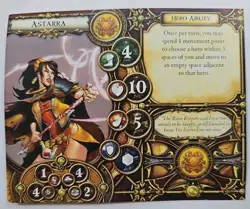 Descent Hero Card ONLY Astarra Fantasy Flight Replacement - Image 2