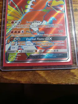 Pokemon TCG Ho-Oh GX Full Art Ultra Rare Card 131/147 Burning Shadows 2017 - Image 2