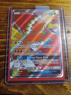 Pokemon TCG Ho-Oh GX Full Art Ultra Rare Card 131/147 Burning Shadows 2017 - Image 3