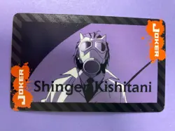 Anime Playing Card Durarara!! Rare Shingen Kishitani Joker 2010 Japanese F/S - Image 1