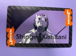 Anime Playing Card Durarara!! Rare Shingen Kishitani Joker 2010 Japanese F/S - Image 2