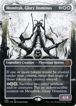 Mondrak, Glory Dominus (REGULAR) x1 - MTG Phyrexia: All Will Be One ONE #299 - Image 1