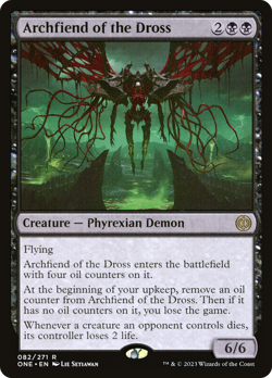 Archfiend of the Dross (REGULAR) x1 - MTG Phyrexia: All Will Be One ONE #82 - Image 1
