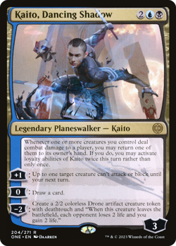 Kaito, Dancing Shadow (REGULAR) x1 - MTG Phyrexia: All Will Be One ONE #204 - Image 1