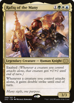 Rafiq of the Many (FOIL) x1 - MTG Double Masters 2022 2X2 #268 - Image 1