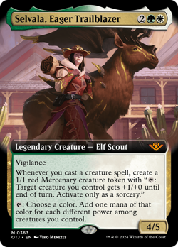 Selvala, Eager Trailblazer (REGULAR) x1 - MTG OTJ #363 - Image 1