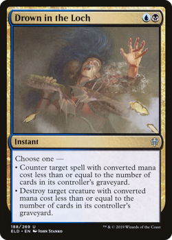 Drown in the Loch (REGULAR) x1 - MTG Throne of Eldraine ELD #188 - Image 1
