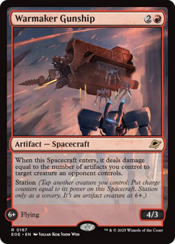Warmaker Gunship (REGULAR) x1 - MTG Edge of Eternities EOE #167 - Image 1
