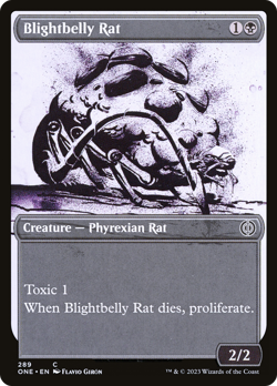Blightbelly Rat (REGULAR) x1 - MTG Phyrexia: All Will Be One ONE #289 - Image 1