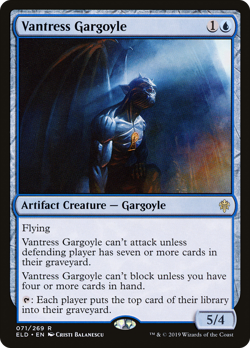 Vantress Gargoyle (REGULAR) x1 - MTG Throne of Eldraine ELD #71 - Image 1