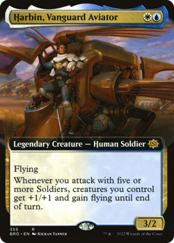 Harbin, Vanguard Aviator (REGULAR) x1 - MTG The Brothers' War BRO #355 - Image 1