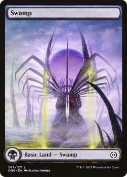 Swamp (REGULAR) x1 - MTG Phyrexia: All Will Be One ONE #264 - Image 1