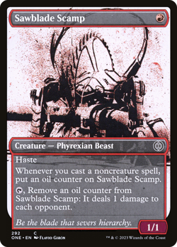 Sawblade Scamp (REGULAR) x1 - MTG Phyrexia: All Will Be One ONE #292 - Image 1