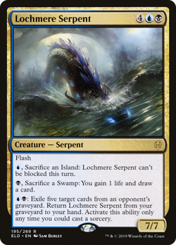 Lochmere Serpent (REGULAR) x1 - MTG Throne of Eldraine ELD #195 - Image 1
