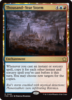 Thousand-Year Storm (REGULAR) x1 - MTG Foundations FDN #248 - Image 1