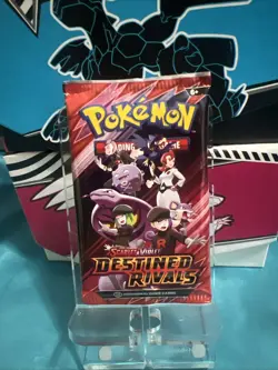 Pokemon Destined Rivals Booster Pack - 10 Cards / Pack - SEALED - Image 1
