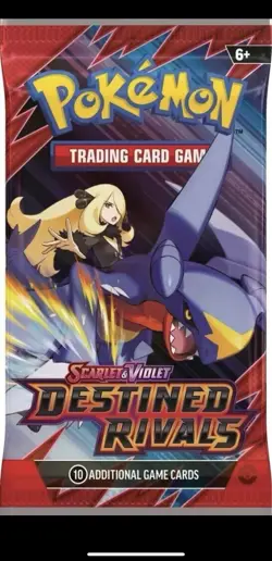 Pokemon Destined Rivals Booster Pack - 10 Cards / Pack - SEALED - Image 1