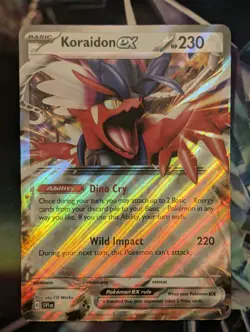 Koraidon EX Jumbo Black Star Promo SV1 Holofoil Pokemon 2023 TCG Card NM / + - Image 1