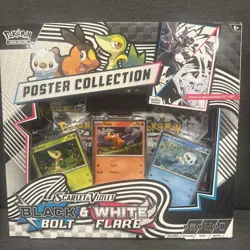 Pokemon TCG -Black Bolt & White Flare -Poster Collection - Factory Sealed - Image 1