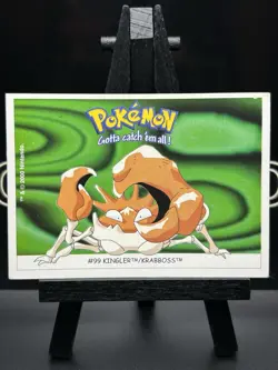 Pokemon Nintendo - Dunkin Boomer - #99 Kingler Regular LP - Image 3
