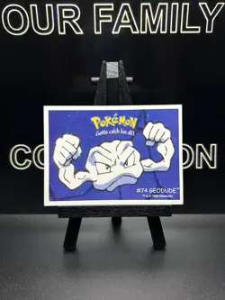 Pokemon Nintendo - Dunkin Boomer - #74 Geodude - Regular LP - Image 1