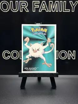 Pokemon Nintendo - Dunkin Boomer - #56 Mankey - Regular LP - Image 1