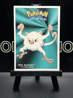 Pokemon Nintendo - Dunkin Boomer - #56 Mankey - Regular LP - Image 2