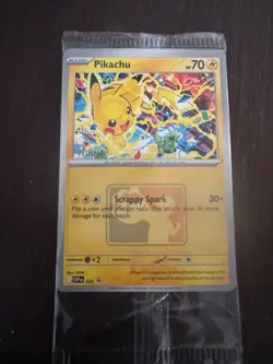 WINNER Stamped SVP 225 Pikachu 2025 World Championships Promo Pokemon TCG - Image 1