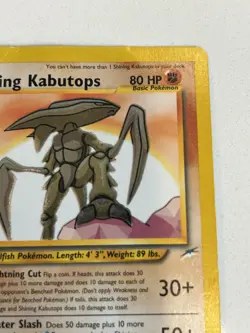 Shining Kabutops - 108/105 - Pokemon Neo Destiny Unlimited Holo Rare WOTC LP - Image 4