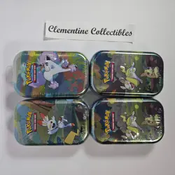 Galar Pals C23 Mini Tin Lot x4 - Pokemon 2020 - SWSH TCG Sword Shield SEALED NEW - Image 3