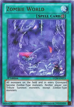 Zombie World - LCJW-EN213 - Ultra Rare - 1st Edition NM YuGiOh! Legendary Colle - Image 1
