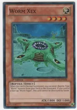 Worm Xex - HA03-EN054 - Super Rare - Unlimited Edition NM YuGiOh! Hidden Arsena - Image 1