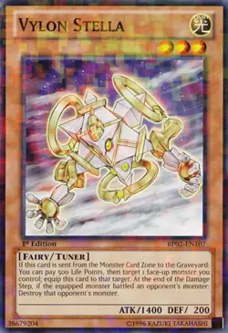 Vylon Stella - BP02-EN107 - Mosaic Rare - Unlimited Edition NM YuGiOh! Battle P - Image 1