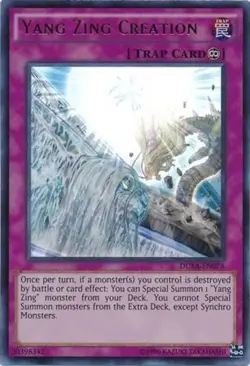 Yang Zing Creation - DUEA-EN074 - Ultra Rare - Unlimited Edition LP YuGiOh! Due - Image 1