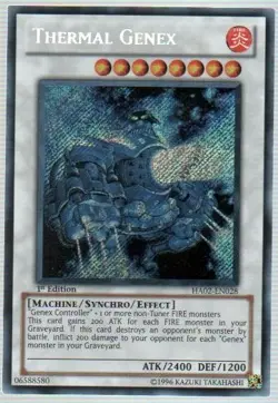 Thermal Genex - HA02-EN028 - Secret Rare - Unlimited Edition NM YuGiOh! Hidden - Image 1