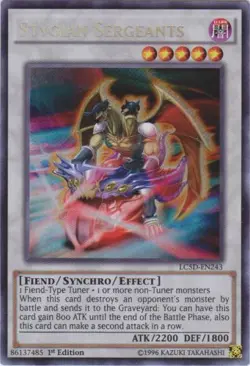 Stygian Sergeants - LC5D-EN243 - Secret Rare - 1st Edition NM YuGiOh! Legendary - Image 1