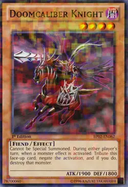 Doomcaliber Knight - BP02-EN062 - Mosaic Rare - Unlimited Edition NM YuGiOh! Ba - Image 1