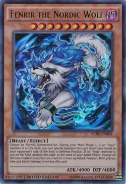 Fenrir the Nordic Wolf - LC05-EN002 - Ultra Rare - Limited Edition NM YuGiOh! L - Image 1
