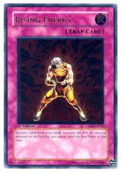 Rising Energy - CRV-EN056 - Ultimate Rare - Unlimited Edition NM YuGiOh! Booste - Image 1
