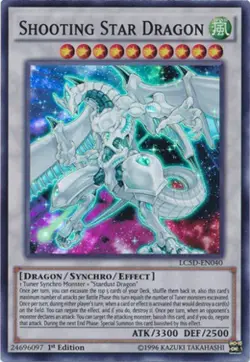 Shooting Star Dragon - LC5D-EN040 - Super Rare - 1st Edition LP YuGiOh! Legenda - Image 1