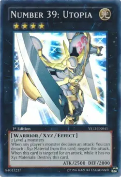 Number 39: Utopia - YS13-EN041 - Super Rare - 1st Edition NM YuGiOh! Super Star - Image 1