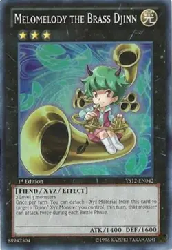 Melomelody the Brass Djinn - SP14-EN030 - Starfoil Rare - 1st Edition NM YuGiOh! - Image 1