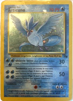 Articuno - 2/62 - Pokemon Fossil Holo Card LP Italian - Image 1