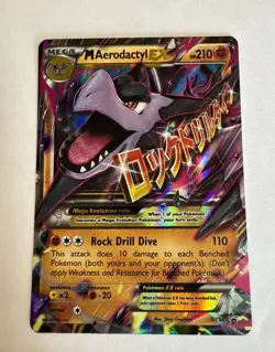 Pokemon TCG - M Aerodactyl EX - Black Star Promo Card XY XY98 Holo - NM - Image 1