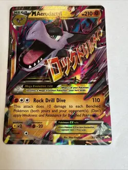 Pokemon TCG - M Aerodactyl EX - Black Star Promo Card XY XY98 Holo - NM - Image 3