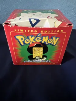 authentic 1999 Pokemon Limited Edition 23K Gold-Plated Trading Card ft. Togepi - Image 5