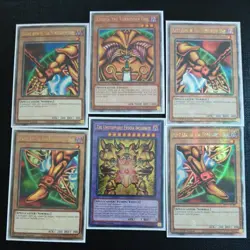 Exodia The Forbidden One Complete 5 Card Quarter Century Rare Set with Incarnate - Image 1