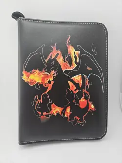 Pokemon Binder For Card Collecting 50 Sleeves Zip Closure Wrist Strap - Image 1