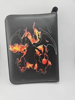 Pokemon Binder For Card Collecting 50 Sleeves Zip Closure Wrist Strap - Image 2
