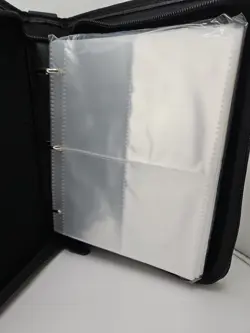 Pokemon Binder For Card Collecting 50 Sleeves Zip Closure Wrist Strap - Image 2